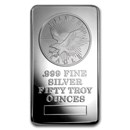 50 oz Silver Struck Bar - Sunshine (Original Design)