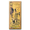 50 Wyoming Goldback - Aurum Gold Foil Note (24k)