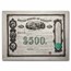 $500 Bond - Antonio Lopez de Santa Anna (Autographed - 1866)