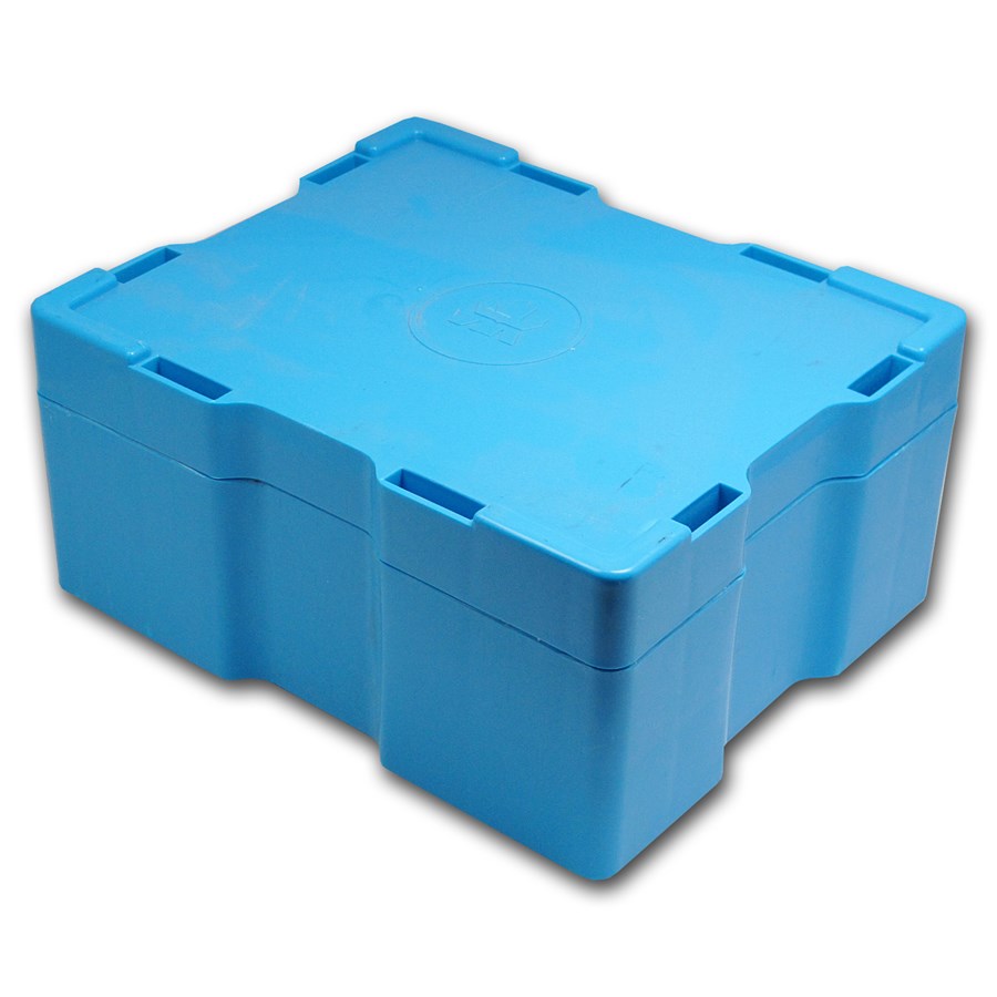 500-Coin 1 oz Silver Canadian Wildlife Monster Box (Empty, Teal)