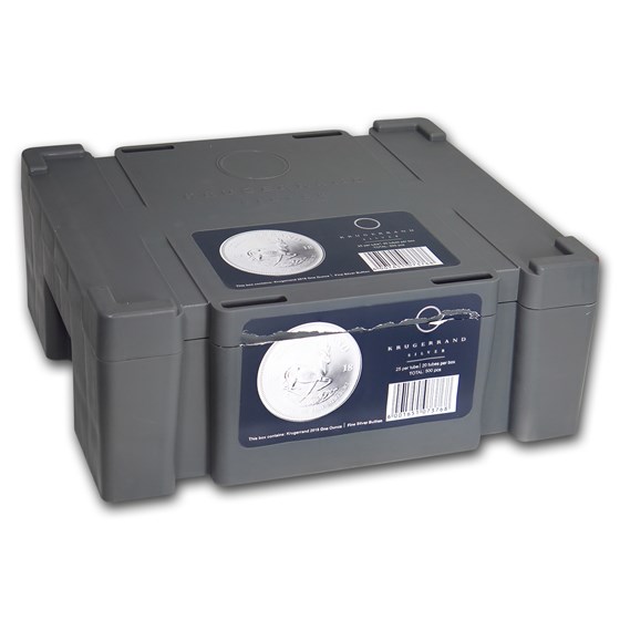 500-Coin 1 oz Silver South African Krugerrand Monster Box (Empty) 500-Coin 1 oz Silver South African Krugerrand Monster Box (Empty)