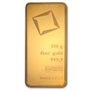 500 gram Gold Bar - Valcambi (w/Assay)