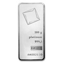 500 gram Platinum Bar - Secondary Market