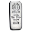 500 gram Silver Bar - Argor-Heraeus (Switzerland) 500 gram Silver Bar - Argor-Heraeus (Switzerland)