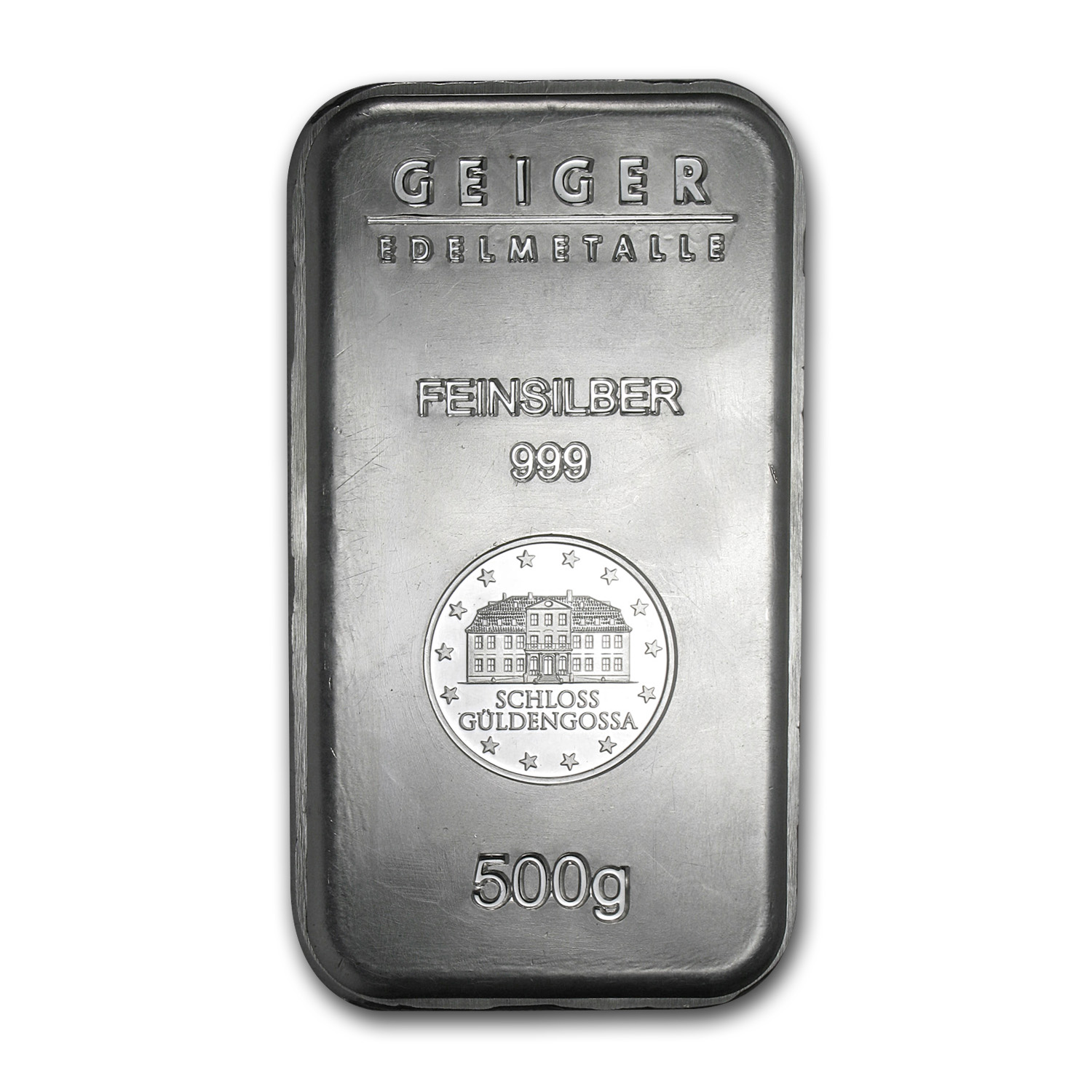 500 gram Silver Bar - Geiger (Security Line Series, Scruffy) | eBay