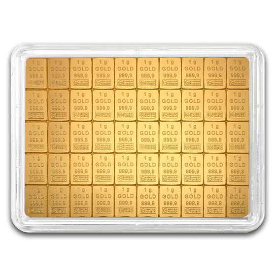 50x 1 gram Gold CombiBar™ - Heimerle & Meule 50x 1 gram Gold CombiBar™ - Heimerle & Meule
