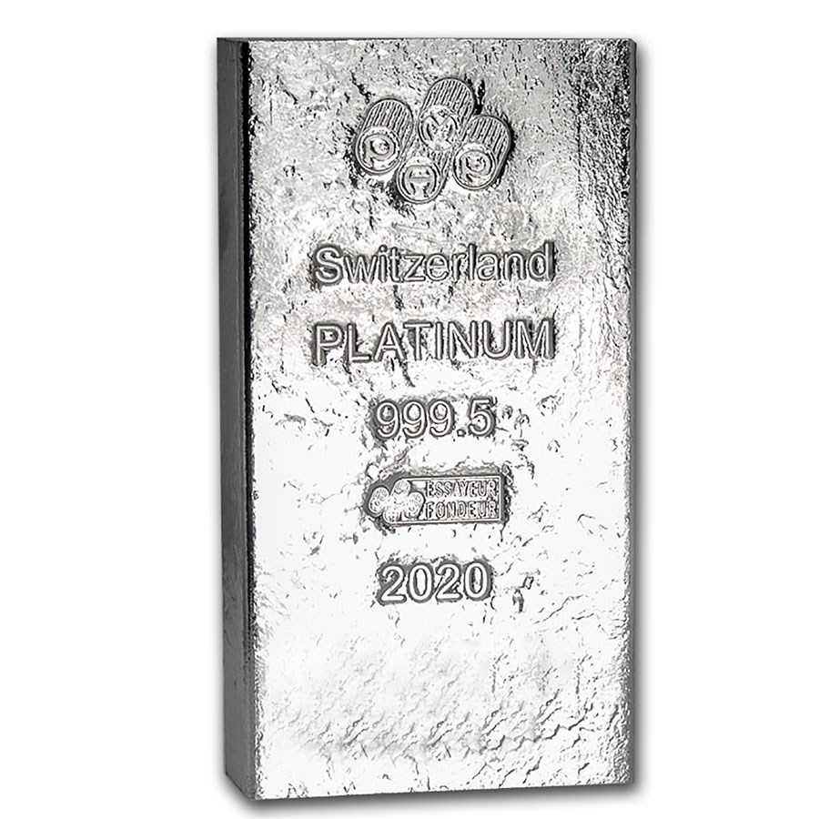 51.454 oz Platinum Bar - PAMP Suisse
