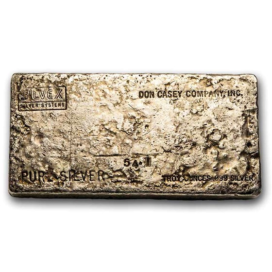 54.10 oz Silver Bar - Don Casey Company   