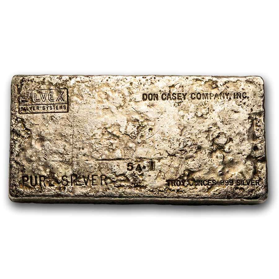 54.10 oz Silver Bar - Don Casey Company   