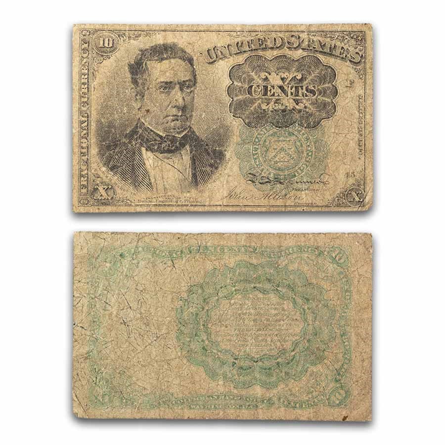 5th Issue Fractional Currency 10 Cents VG (Fr#1264)