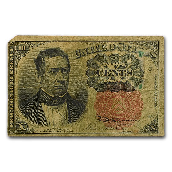 5th Issue Fractional Currency 10 Cents VG (Fr#1265) 5th Issue Fractional Currency 10 Cents VG (Fr#1265)