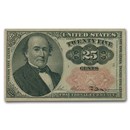 5th Issue Fractional Currency 25 Cents AU (Fr#1309)