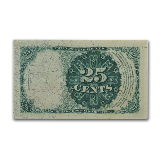 5th Issue Fractional Currency 25 Cents CU-64 PMG (FR#1309) 5th Issue Fractional Currency 25 Cents CU-64 PMG (FR#1309)