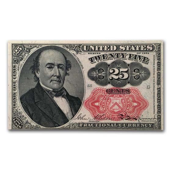 5th Issue Fractional Currency 25 Cents CU (Fr#1309)