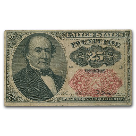 5th Issue Fractional Currency 25 Cents Fine (Fr#1309) 5th Issue Fractional Currency 25 Cents Fine (Fr#1309)