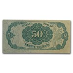 5th Issue Fractional Currency 50 Cents AU (Fr#1381)