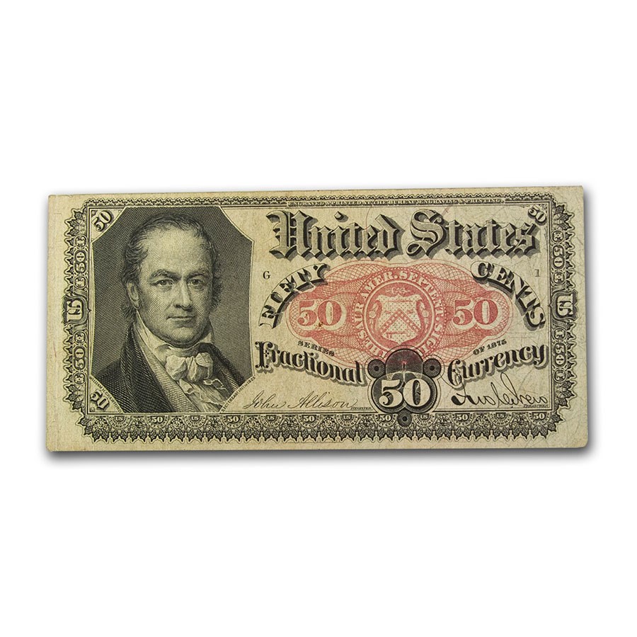 5th Issue Fractional Currency 50 Cents XF (Fr#1380)