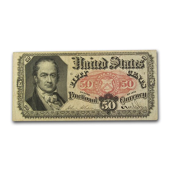5th Issue Fractional Currency 50 Cents XF (Fr#1380) 5th Issue Fractional Currency 50 Cents XF (Fr#1380)