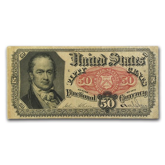 5th Issue Fractional Currency 50 Cents XF (Fr#1381) 5th Issue Fractional Currency 50 Cents XF (Fr#1381)