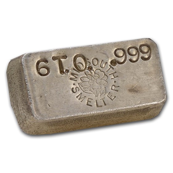 6.0 oz Silver Bar - Midsouth Smelter 6.0 oz Silver Bar - Midsouth Smelter