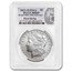 6-Coin 2021 Morgan/Peace Dollar Set MS-69 PCGS (FS)