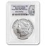 6-Coin 2021 Morgan/Peace Dollar Set MS-69 PCGS (FS)