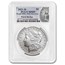 6-Coin 2021 Morgan/Peace Dollar Set MS-69 PCGS (FS)