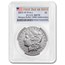 6-Coin 2021 Morgan/Peace Dollar Set MS-70 PCGS (First Day, Flag)