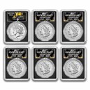 6-Coin 2021 Morgan/Peace Dollar Set MS-70 PCGS (First Day)