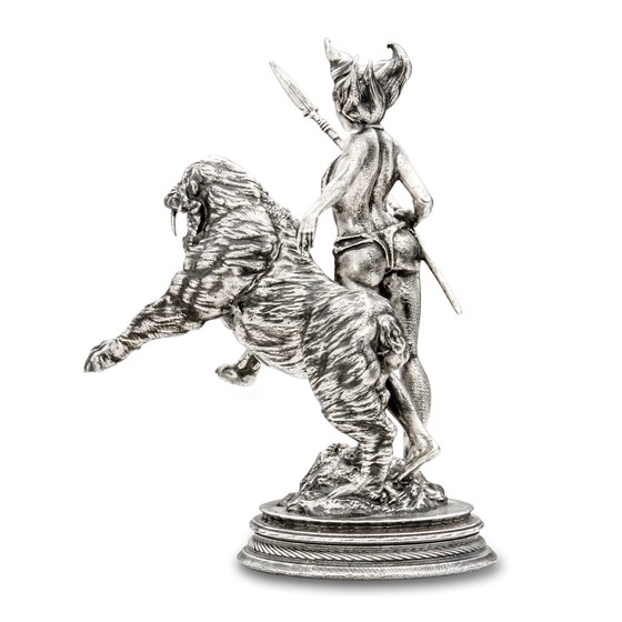 Buy 6 oz Silver Antique Statue - Frank Frazetta (The Huntress) | APMEX