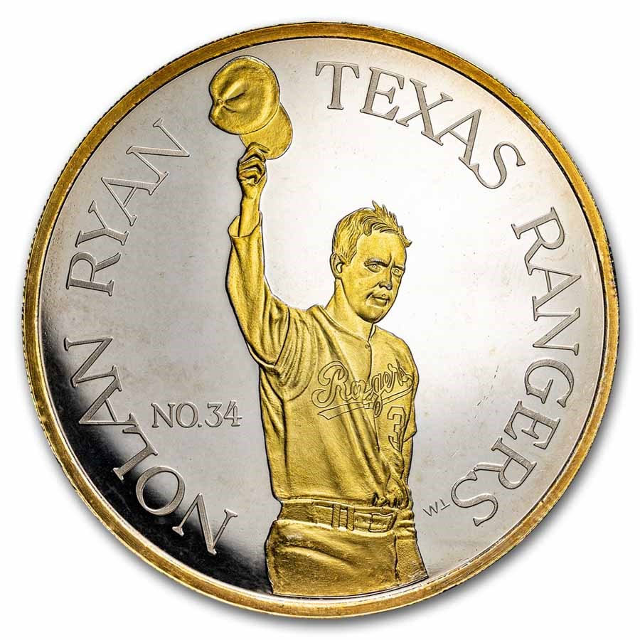 6 oz Silver Round - Nolan Ryan Proof