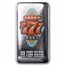 7.77 oz Silver Premium Colorized Cast Bar - Las Vegas Lucky 7's