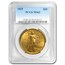 7-Coin $20 Saint-Gaudens Gold Double Eagle Date Set MS-62 PCGS