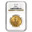 7-Coin $20 St Gaudens Gold Double Eagle Date Set MS-62 NGC