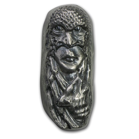 7 oz Silver Bar - Bison Bullion (Eagle Mask/1st 50 Issued, #5) 7 oz Silver Bar - Bison Bullion (Eagle Mask/1st 50 Issued, #5)