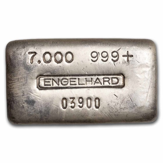 7 oz Silver Bar - Engelhard (3rd Series) 7 oz Silver Bar - Engelhard (3rd Series)