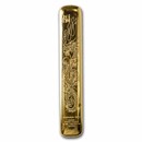 8.88 oz Gold Bar -Scottsdale Mint Lucky Dragon Cast Gold Bar 2023