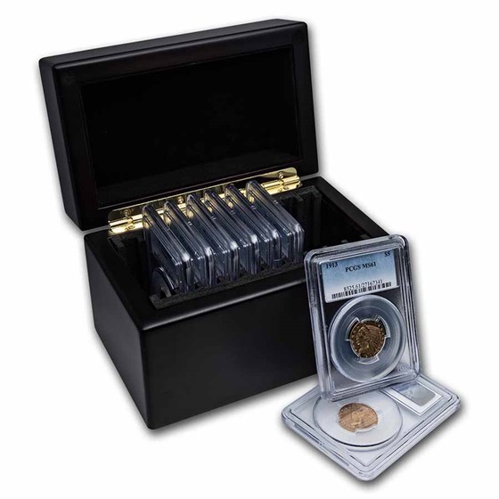 8-Coin $5 Indian Gold Half Eagle Date Set MS-61 PCGS 8-Coin $5 Indian Gold Half Eagle Date Set MS-61 PCGS