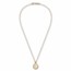 886 by The Royal Mint 18K Gold Caustic Heart Pendant with Chain