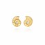 886 by The Royal Mint 18K Gold Tutamen Diamond Stud Earrings