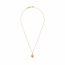 886 by The Royal Mint 18K Gold Tutamen Square Pendant with Chain