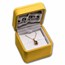 886 by The Royal Mint 9K Gold Tutamen Knot Pendant with Chain
