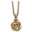 886 by The Royal Mint 9K Gold Tutamen Knot Pendant with Chain