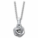 886 by The Royal Mint Silver Tutamen Knot Pendant with Chain