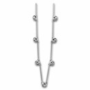 886 by The Royal Mint Silver Tutamen Knot Station Stop Necklace