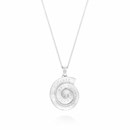 886 by The Royal Mint Silver Tutamen Spiral Pendant with Chain