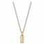 886 by The Royal Mint Small 18K Gold Bar Pendant with Chain