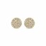 886 by The Royal Mint Small Pave 18K Gold Stud Earrings