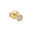 886 by The Royal Mint Small Pave 18K Gold Stud Earrings
