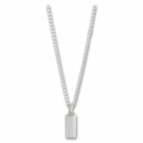 886 by The Royal Mint Sterling Silver Bar Pendant with Chain